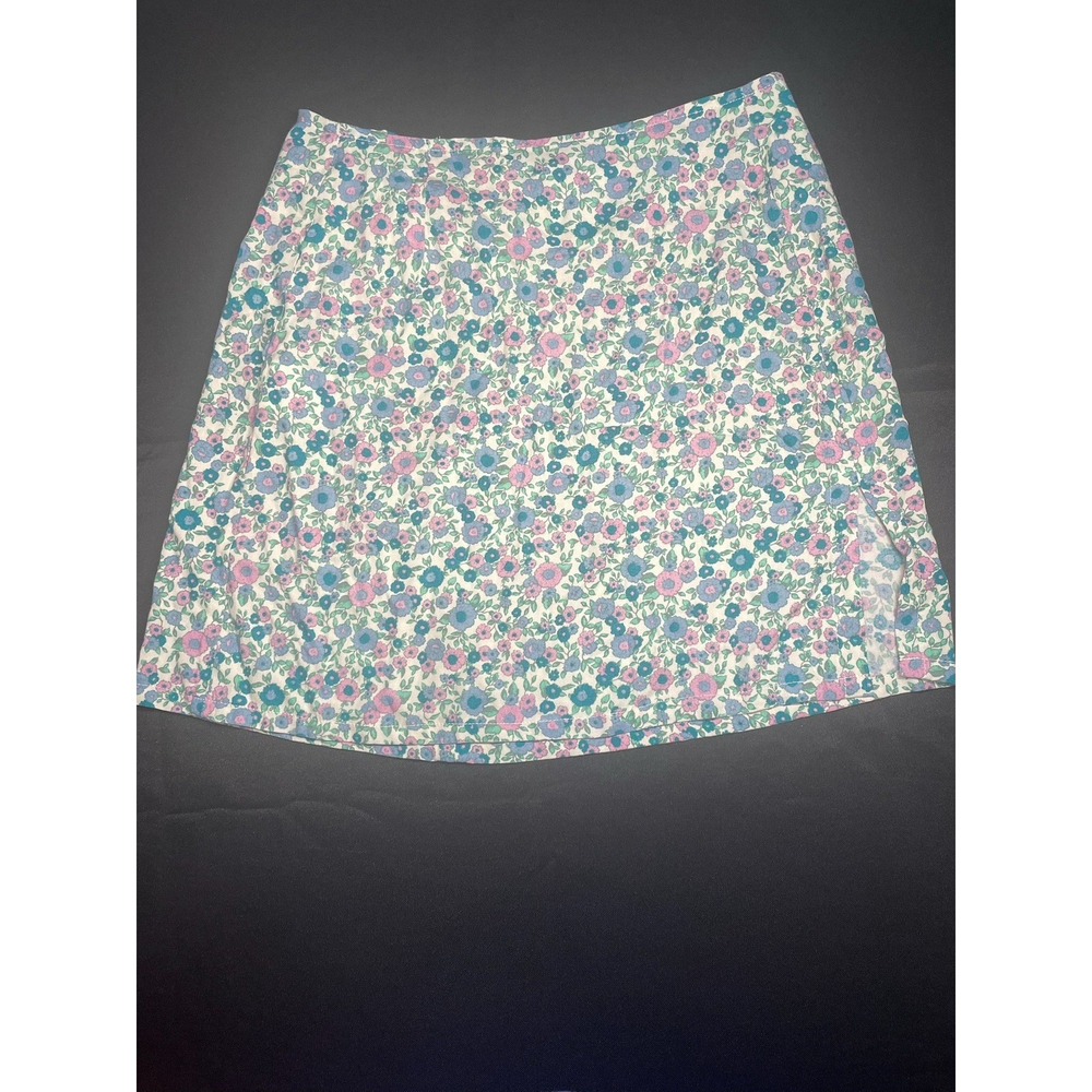 Motel Rocks Flower Power Blue Retro Floral Print Size XS Ditsy Floral